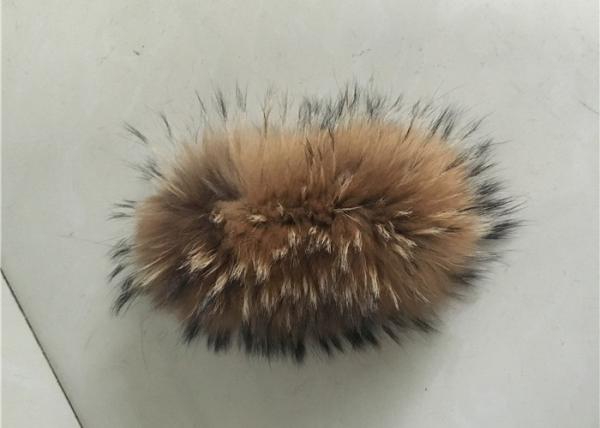 le collier de fourrure de rechange de raton laveur de taille de 70*20cm protégeant du vent chauffent pour des vêtements