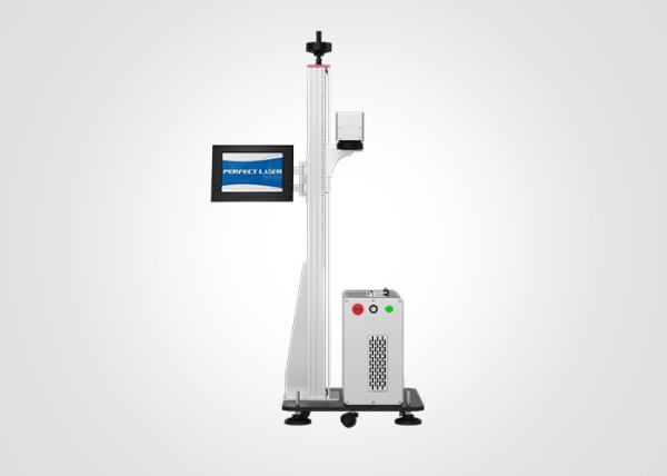 Máquina de marcação de laser de fibra voadora automática de alta velocidade livre de poluição