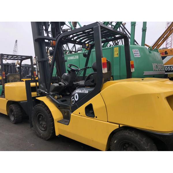 2012 Used Japanese Komatsu Forklift FD50 5T 5Tons Japan ISUZU Engine in Good Condition