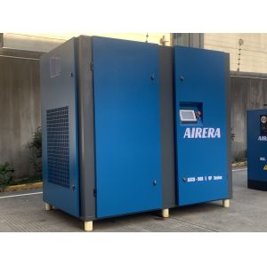 75KW Belt driven air-cooling oil inject screw compressor
