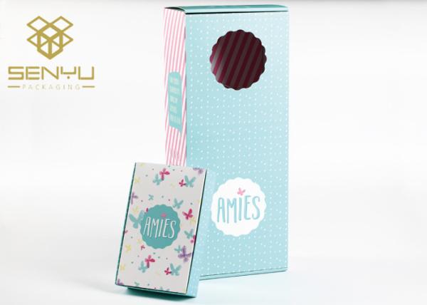 Doll Toys Gift Box Packaging / 350g C1S Cardboard Foldable Paper Box