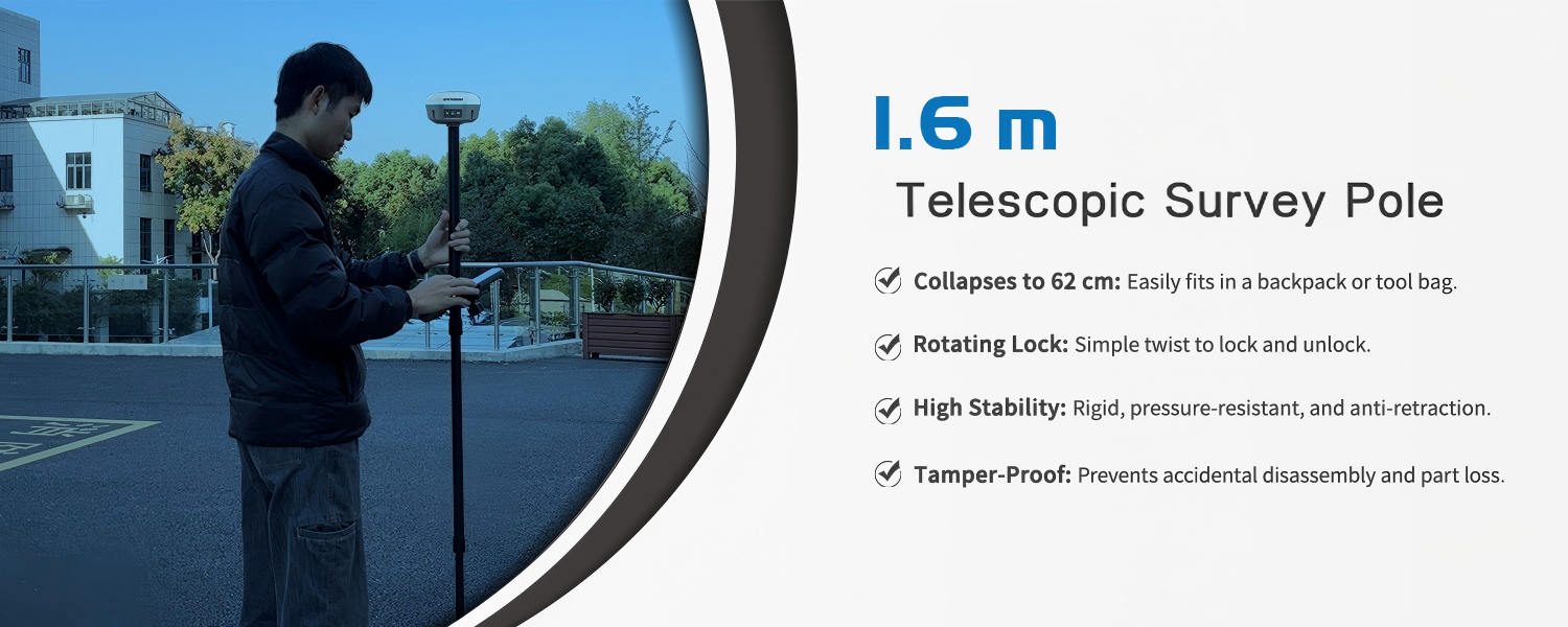 3016 Mini Telescopic Survey Pole