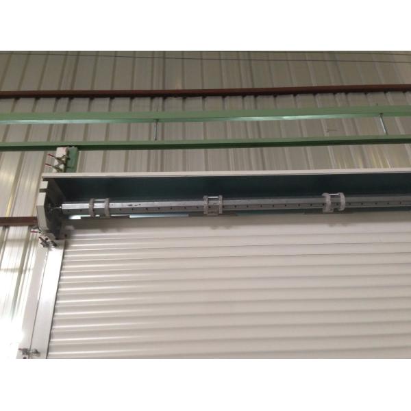77mm Aluminum Roller Shutter Door with PU Foam Injection and 8000 Squares/Meter Per Month Capacity
