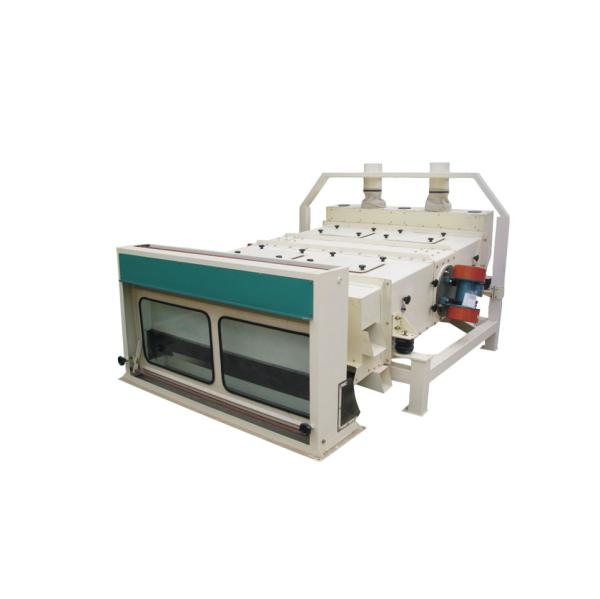 2.5x1.3x1.5m 2kw Vibratory Rice Paddy Cleaner For Rice Mill Plant Equipment