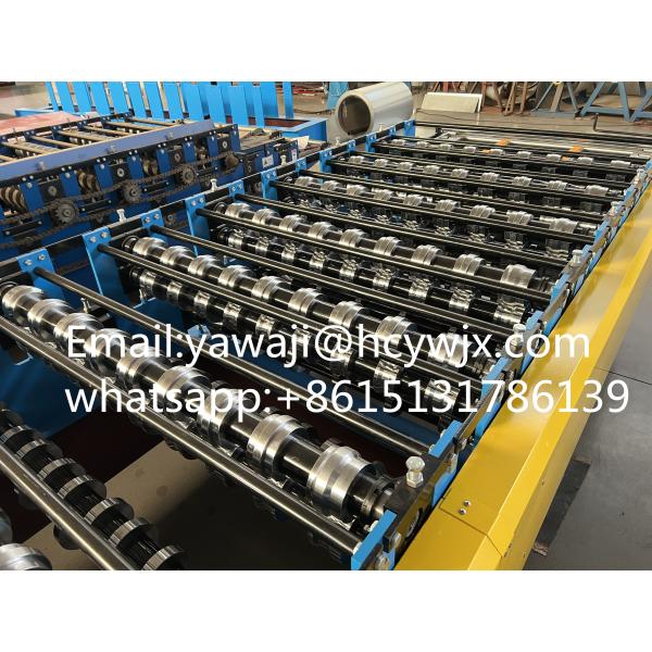 Máquina de moldeo de rodillos de doble cubierta con accionamiento de cadena asequible Voltagem 380v 50Hz 3 fases