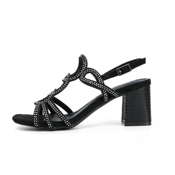 Sandals Women One Line Sloping Heel Sandals Water Brick Fashionable Sandals