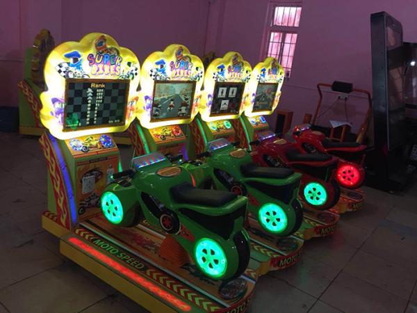 LCD Screen 3d Video Kiddy Ride Machine Simulate Real Driving Feeling