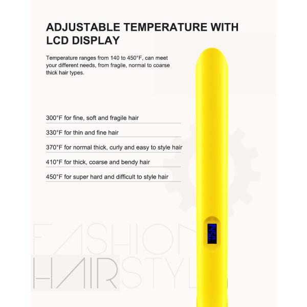 титан утюга регулируемой температуры 35W ультракрасный плоский покрывает соответствующее для всех волос