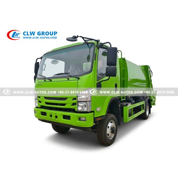 I-SUZU 700P 4x4 RHD 190hp Garbage Compactor Truck and 9m³ Compaction Volume