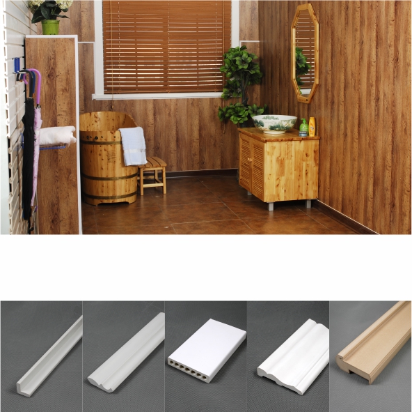 Indoor / Outdoor WPC Door Frame In Square Shape For Long-Lasting Durability