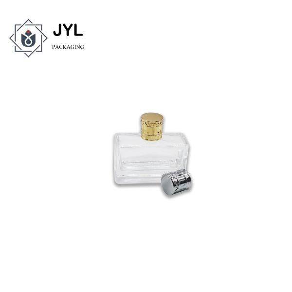 Mat Silver Aluminum Perfume Caps For Luxury Niche Perfume & Cosmetic
