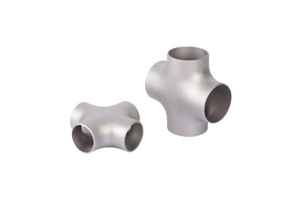 Corrosion Resistant Seamless Titanium Cross for Thick Wall Butt Welding Joint Fitting DN15-DN1200