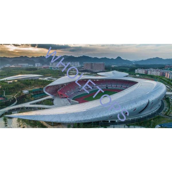 Akzo Nobel Coating Perforated Aluminum Panel 600*600mm Used In Sports Center