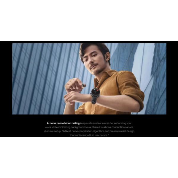 HUAWEI WATCH Buds auricular SmartWatch Reducción de ruido 2-en-1 llamada Monitoreo de oxígeno en sangre Hombres Mujeres Brazalete deportivo