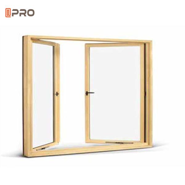 Broken Bridge Aluminum Casement Windows And Doors White Powder Coating Customized Color