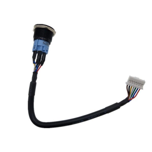 Водоустойчивая кнопка IP65 привела переключатель кнопки до 2.0MM 7 кабель PVC Pin JST PAP-07V-S