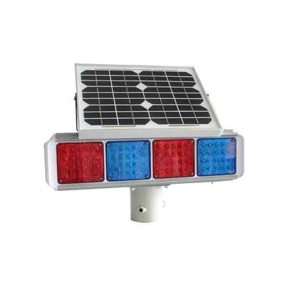 Solar Traffic Lights Road Safety LED Road Blinker Solar Flashing Warning Light