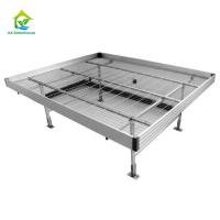 Table de culture de semences de pépinière Commercial Mesh Grow Table de croissance Bancs roulants pour serre