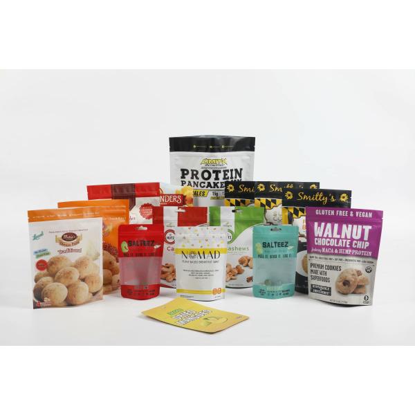 As microplaquetas 120 Mircon da banana do fruto levantam-se o malote do zíper