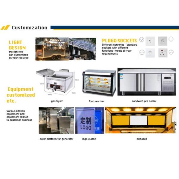 Precio de fábrica de alta calidad Laker Emprendimiento portátil Trailer de comida móvil