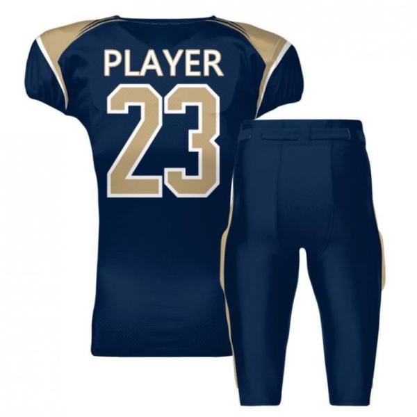 Breathable Youth Printed Football Jersey Kits Anti UV Quick Dry