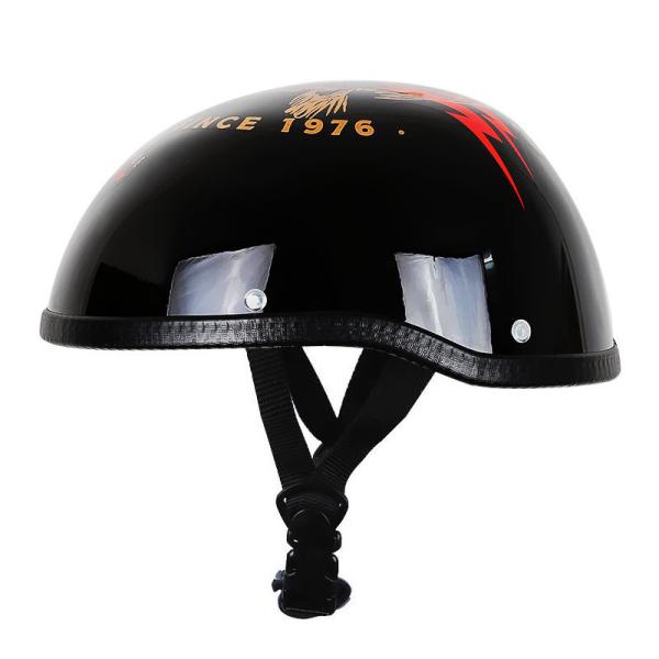 Motorcycle Retro Half Cruise Helmet Prince Motorcycle Helmet Vintage Motorcycle dot helmet M L XL XXL