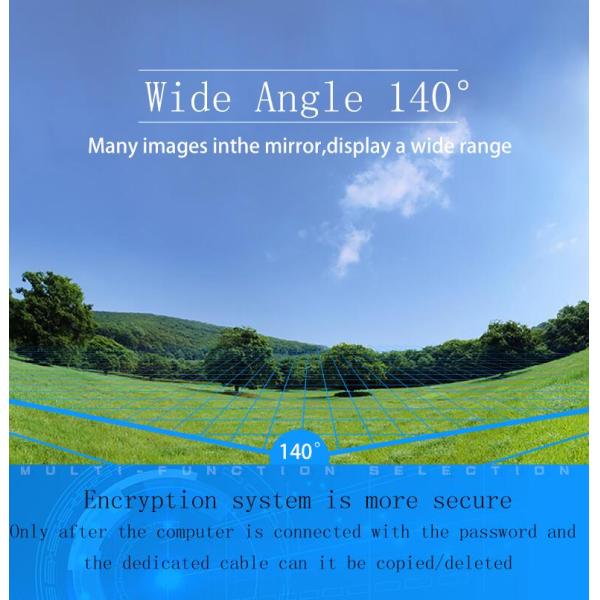 HD 4K 2 Inch 1080P Video Police Body Cameras With Night Vision & Video Output HDMI