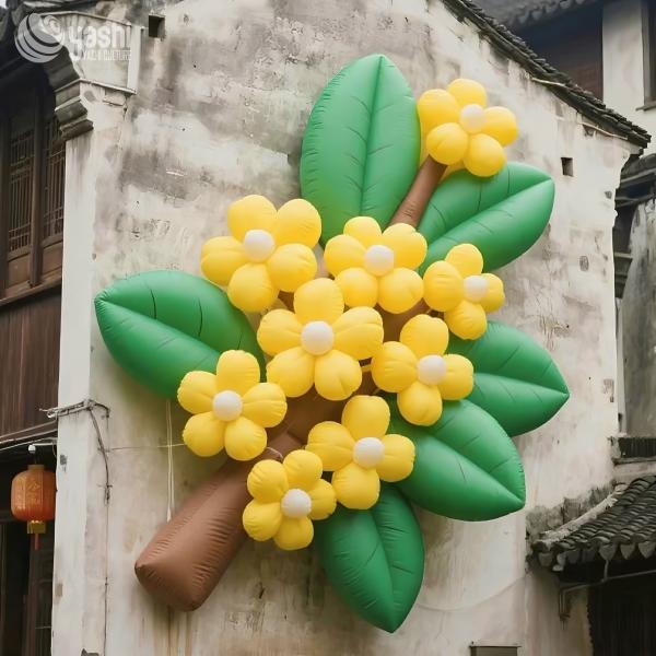 Customizable Inflatable Balloon Flowers for Outdoor Celebration Decoration