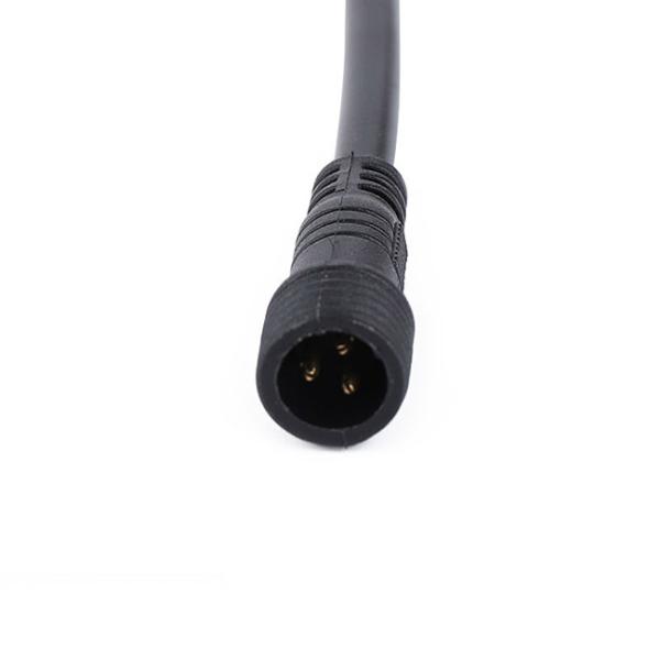 Brass 3 Cores Od5.0mm Outdoor Lighting Cable 3Pins Waterproof Power Cable