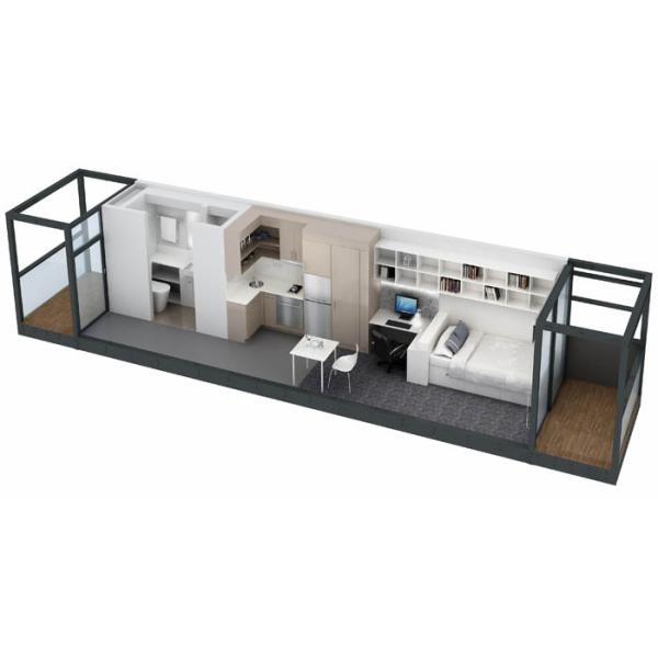 Casas prefabricadas de contenedores a prueba de agua