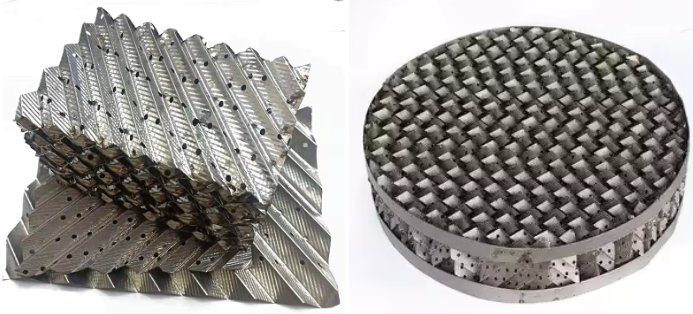 Metal Structured Packing For Absorption / Distillation Tower Packing
