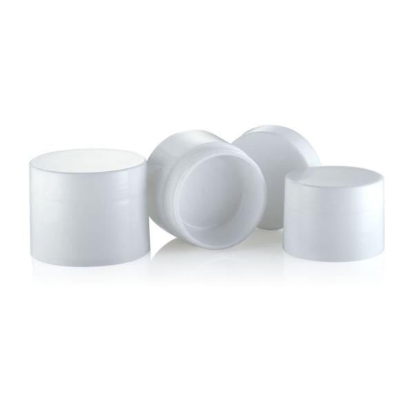 SKIN CARE Refillable White PP Cream Jar 20g 50g 100g 250g with Lid Plastic Type