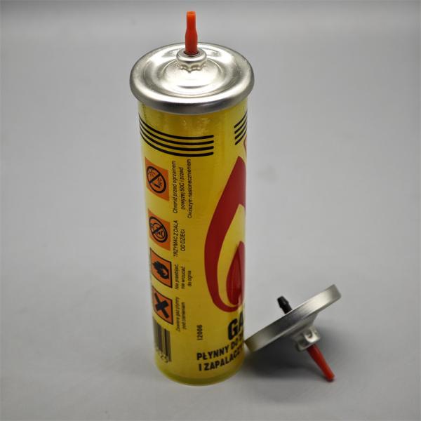 Valve de recharge de gaz pour briquet conviviale avec adaptateur pour débutants, avec instructions d'utilisation étape par étape​