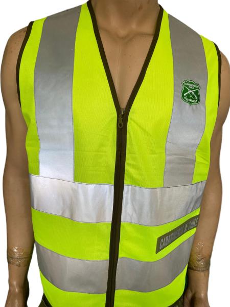 Yellow Safety Vest With High Visibility Reflective Strips Tactical Vest