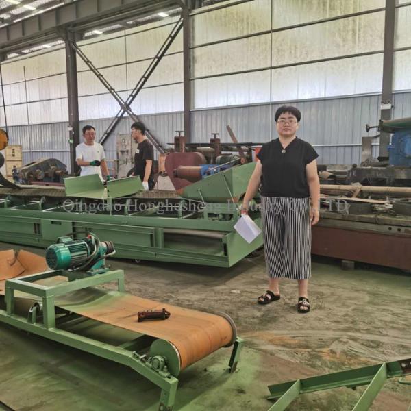 760mm Used Semi Auto Waste Tyre Recycling Plant 75KW 90KW To Rubber Powder