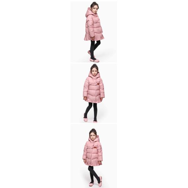 Children New Fashion High Quality Kids Thermal White Duck Down Jacket 2T Baby Girls Cream Winter Coat