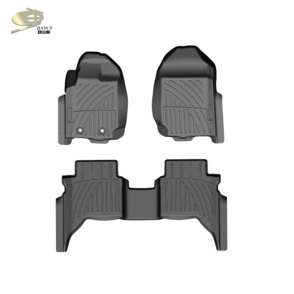 Matte Black Floor Mat Exterior Body Kits For Ford Ranger T7 2015-2017