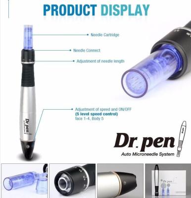 Medical new style korea version Dr.pen wrinkle remover 12 dermapen agujas