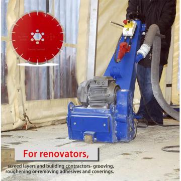 10-Inch Concrete Grooving Saw Blade | Diamond Engraved Cut Disc for Road Pavement