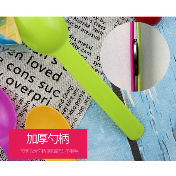 Small Dessert Spoons Made of Biodegradable Cornstarch with Customized Logo and Color