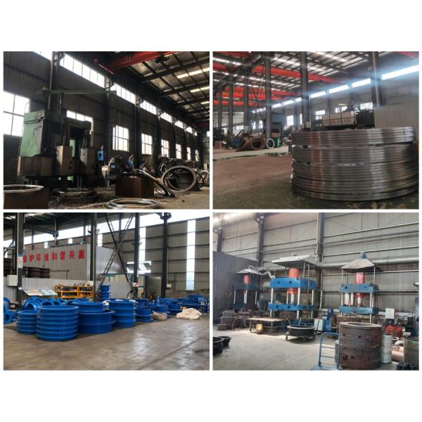 8 pouces 200 mm Faces entièrement scellées en caoutchouc Expansion des boucles d'oreilles Fittings en caoutchouc nitrile flexible