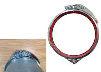 Accessoires normaux de tuyau de ventilation de Thinckness 1.0mm de bride de tuyau de libération rapide de la pression 80mm