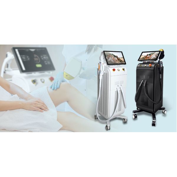 2 In 1 Diode Laser 755nm 808nm 1064nm IPL System For Hair Removal Skin Rejuvenation