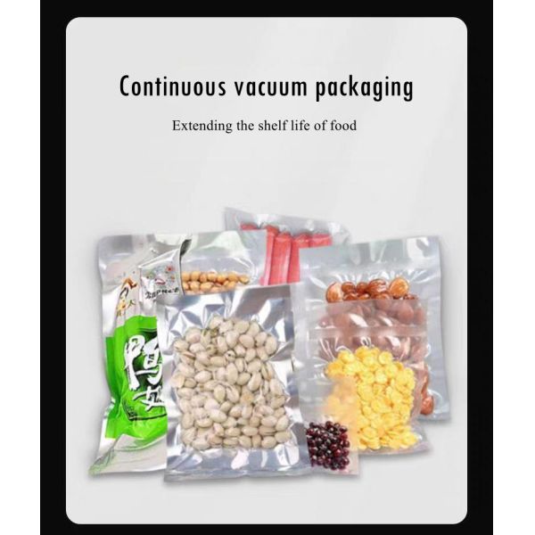 Hipac Semi-Automatic Electric Heat Sealing Machine Continuous Inflatable Bag Sealing with Degassing and Inflation