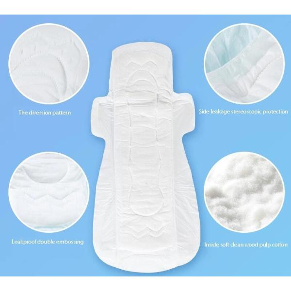 Daily Waterproof Anion Chip Long Overnight Sanitary Napkins