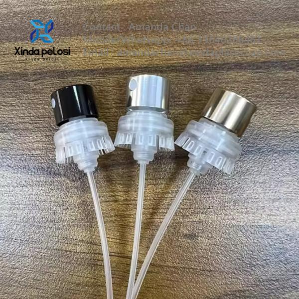 Black Gold Crimpless Atomizer Sprayer Perfume Mist Spray Crimpless Pump