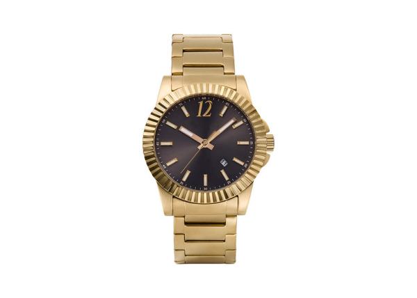 Super Luminous Mark Mens Stainless Steel Watches Quartz Type SS Bracelet