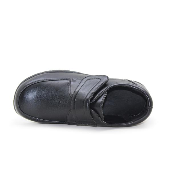 Customized Leather ODM Boys Velcro School Shoes Soft Fabric Deodorization