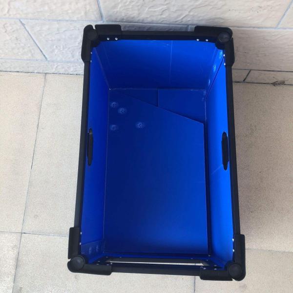 Wholesale Polypropylene Manufacturer Pp Sheets Hollow Plastic Storage Boxes With A Border Corrugated Frame Box Polypropylene Cardboard Sheet Container Coroplast Storage Box