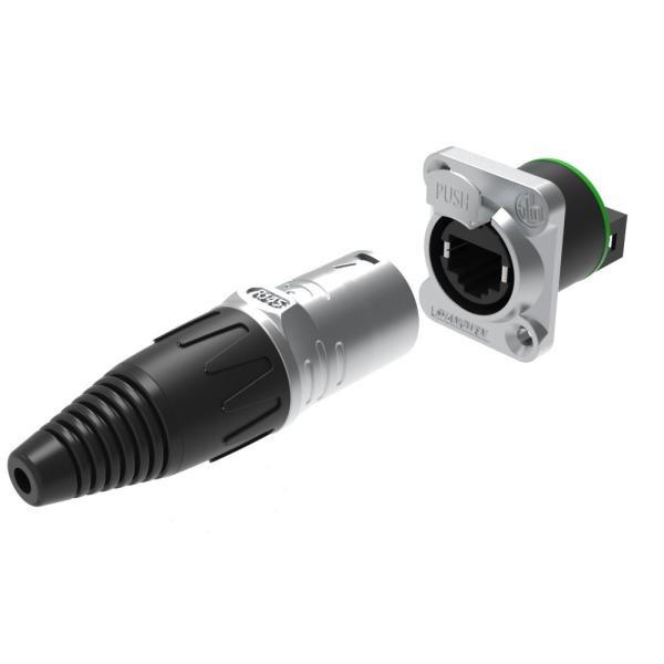 Réseau Ethernet Modulaire Jack Plug Panneau monture prise 5-7mm câble électronique industrielle accessoires châssis connecteurs mâles